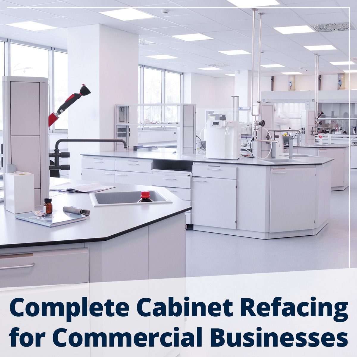 Complete Cabinet Refacing for Commercial Businesses