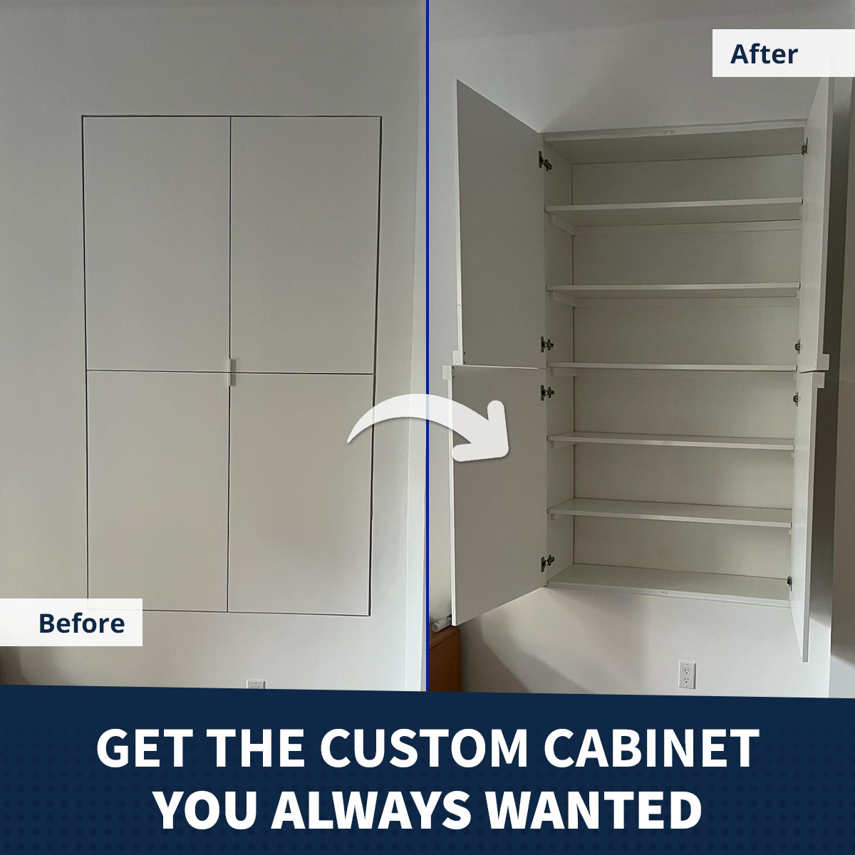 Get the custom cabinet you always wanted
