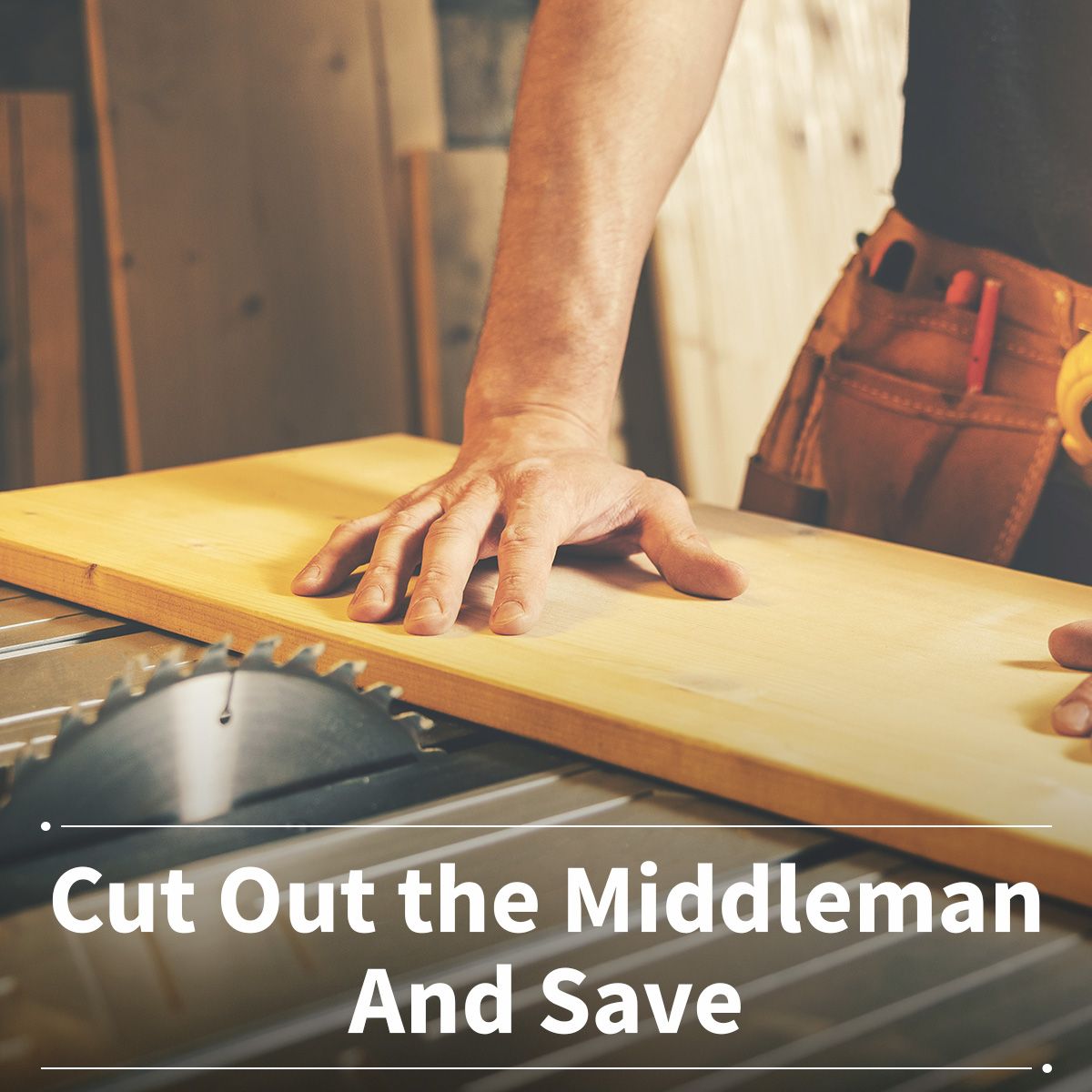 Cut Out the Middleman And Save
