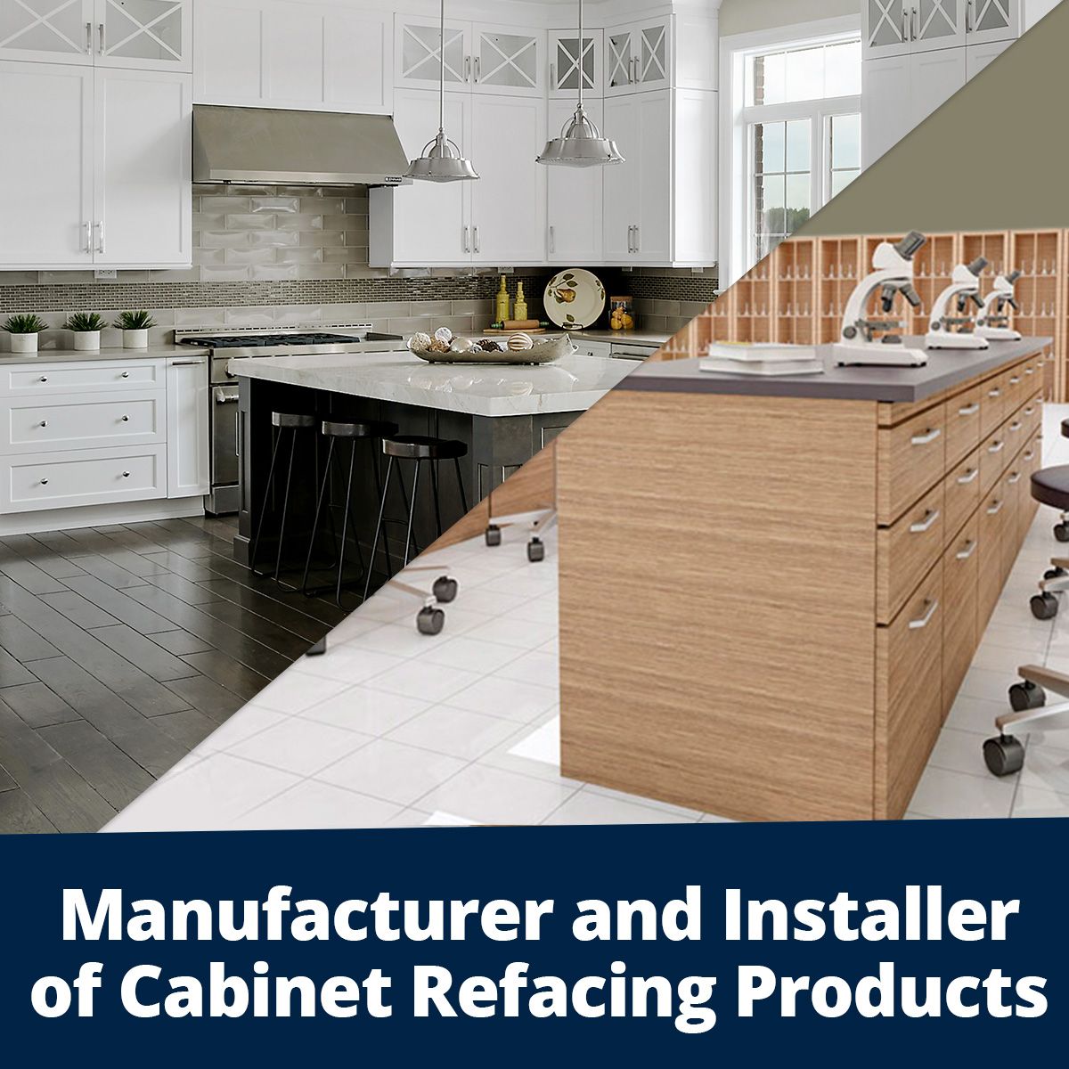 Manufacturer and Installer of Cabinet Refacing Products